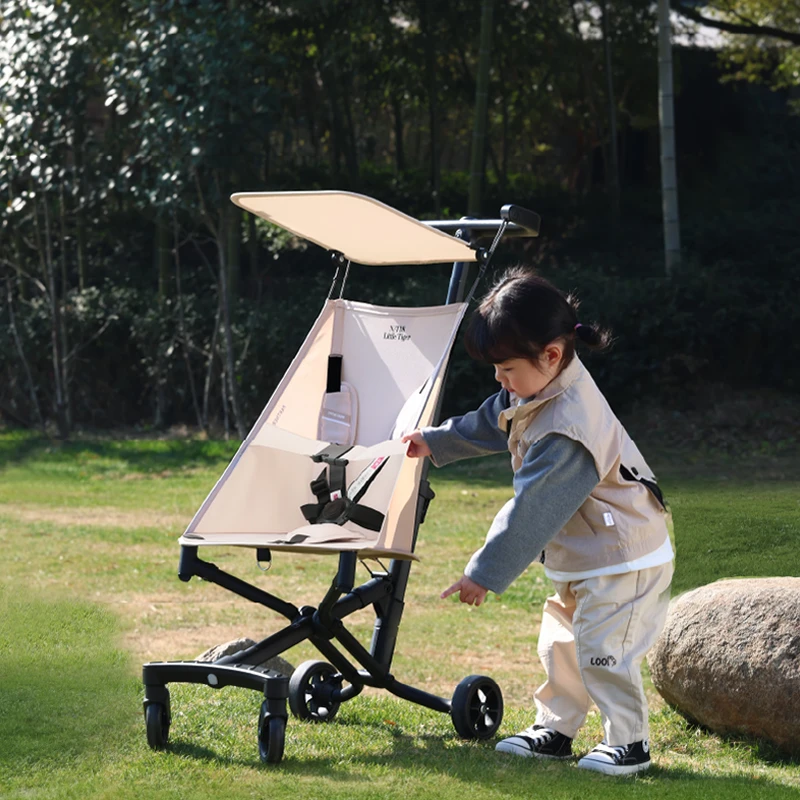 小虎子T18超轻便系列T18原创溜娃适用折叠推车儿童便携出门遛娃