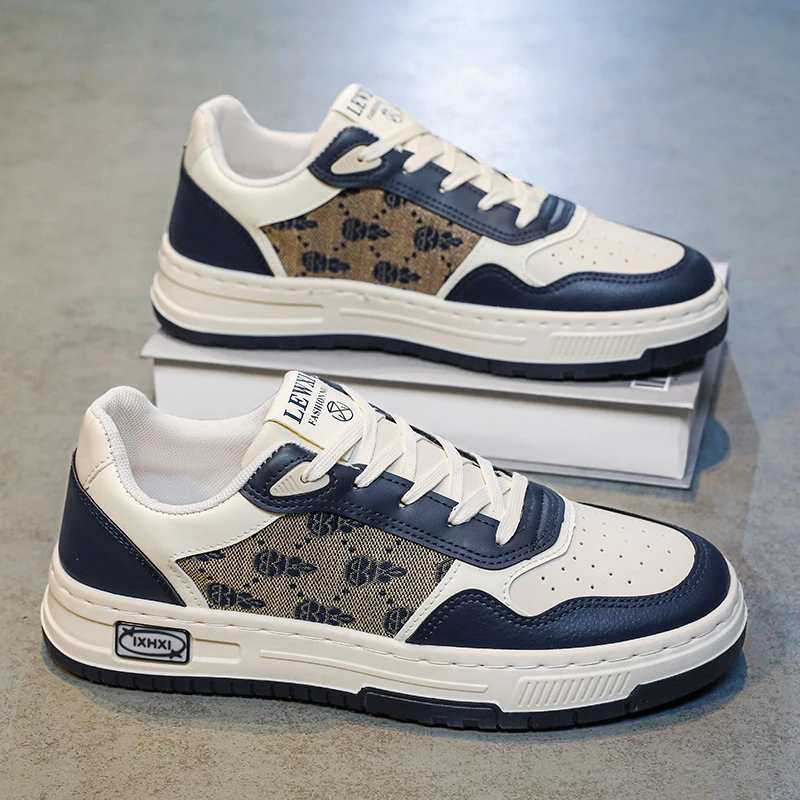 2025男鞋夏季透气潮流休闲平板鞋男士百搭运动欧洲站潮鞋子男S721