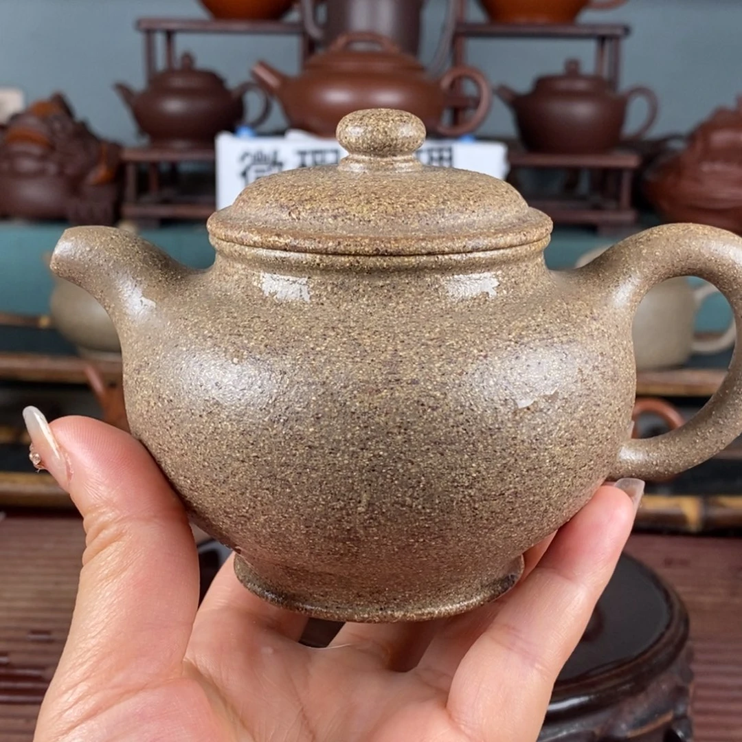 茶壶紫砂青降坡。掇只。250