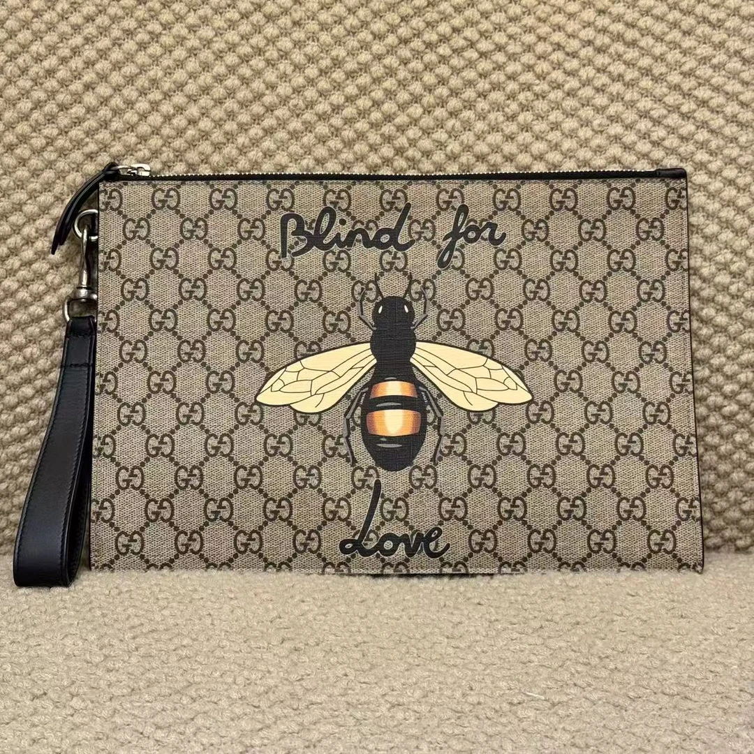 95新 GUCCI/古驰 95新古驰小蜜蜂手拿包