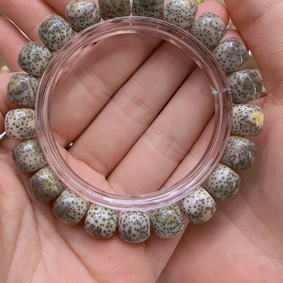 星月菩提手串32练手火烧灰星月菩提单圈1.1桶单圈