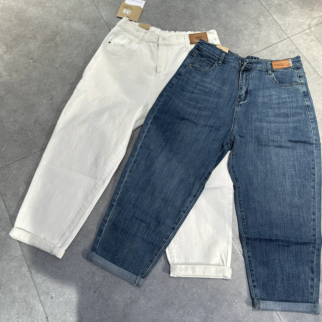 33520【冯七七】2025新款牛仔裤