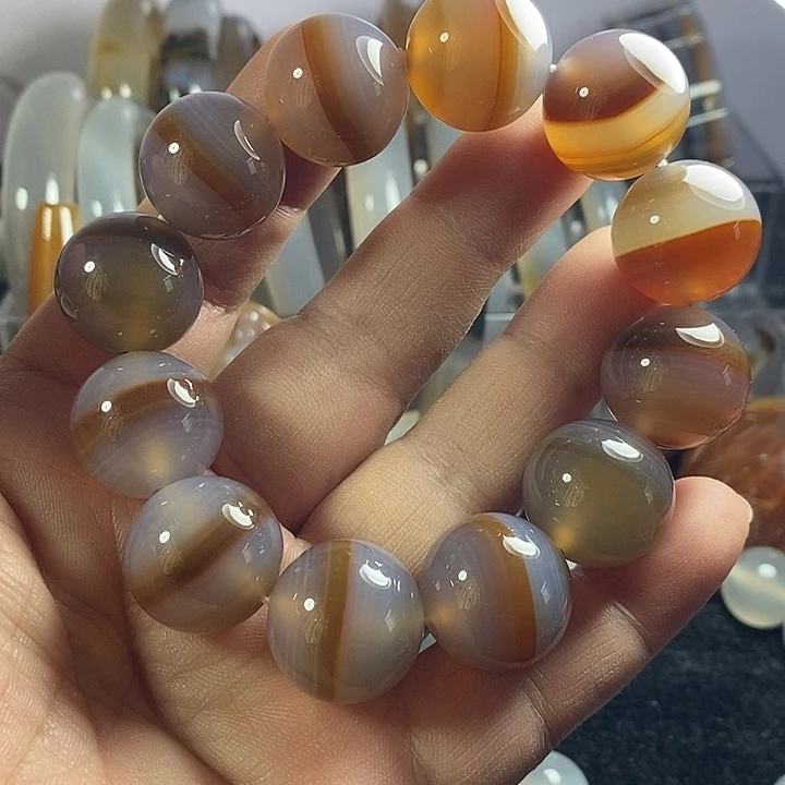 玛瑙/玉髓未镶嵌手链