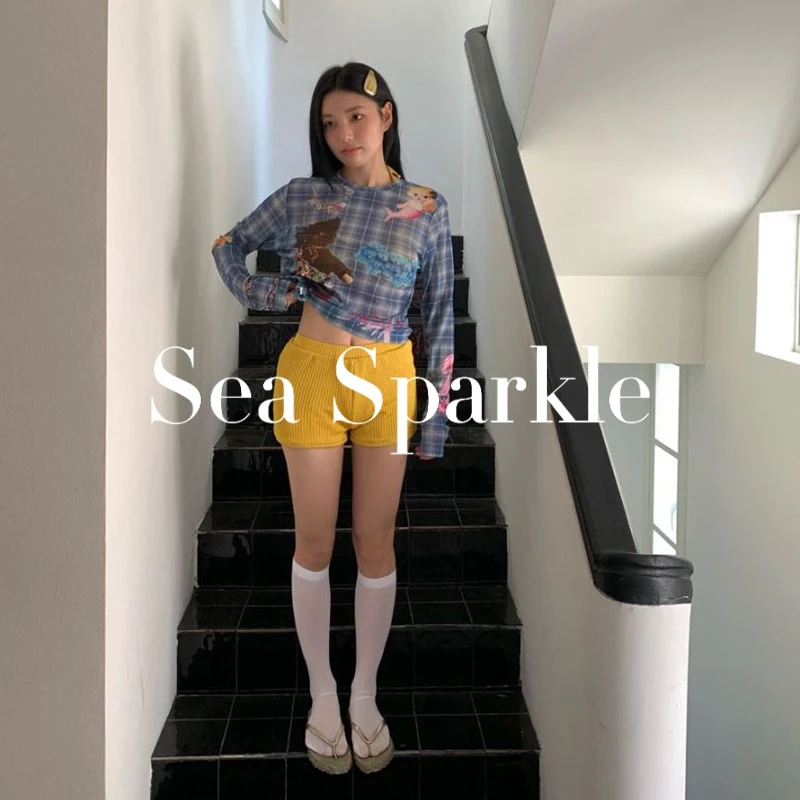 [Sea Sparkle]猫人鱼ins小众原创分体泳衣比基尼性感显瘦遮肉保守