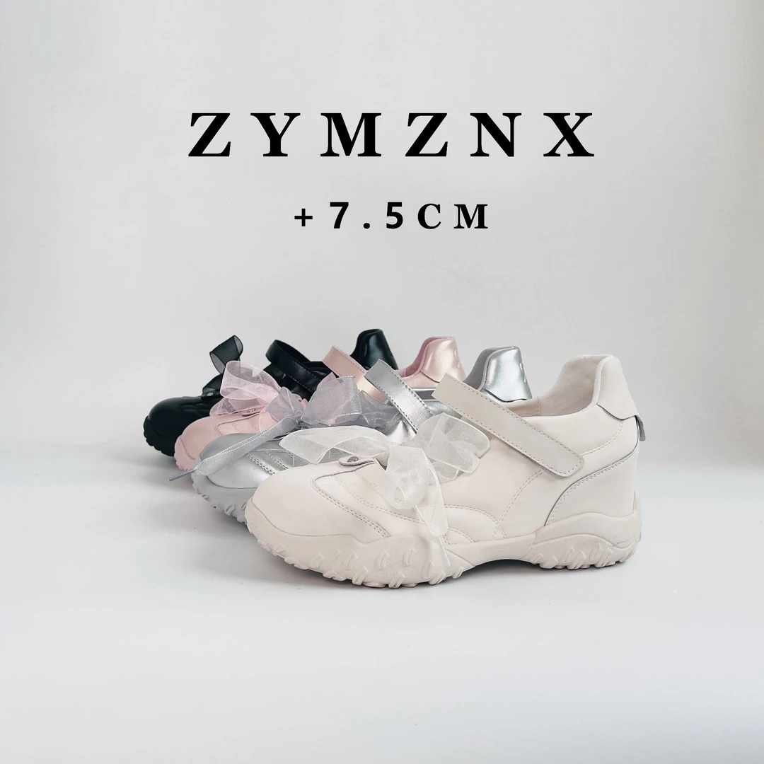 现货【7.5cm前掌加高】芭蕾风公主玛丽珍蕾丝内增高夏季女鞋W731-3