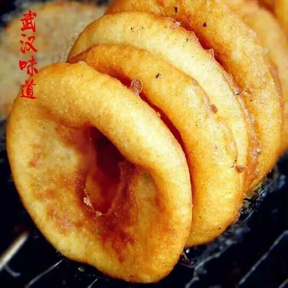 武汉小吃大面窝特色早餐早点老式正宗葱油粑粑油炸地方特色半成品