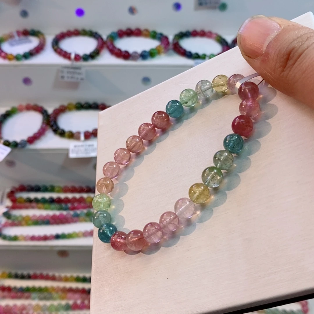 未镶嵌碧玺手串多样性发一条