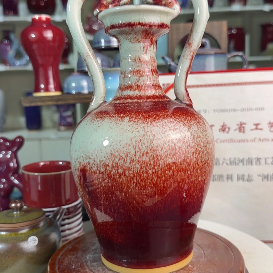 摆件郑家钧窑摆件
