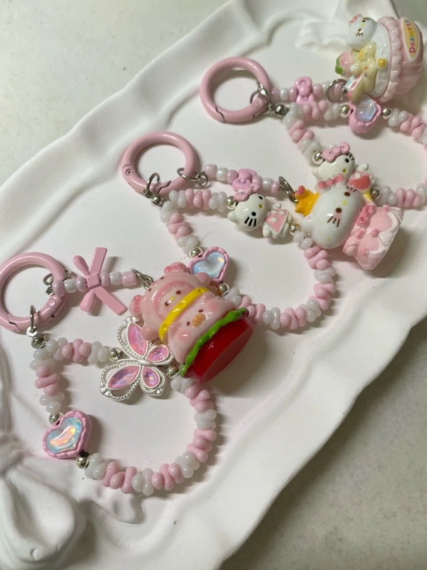 [双链]高货手机链包包挂件DIY