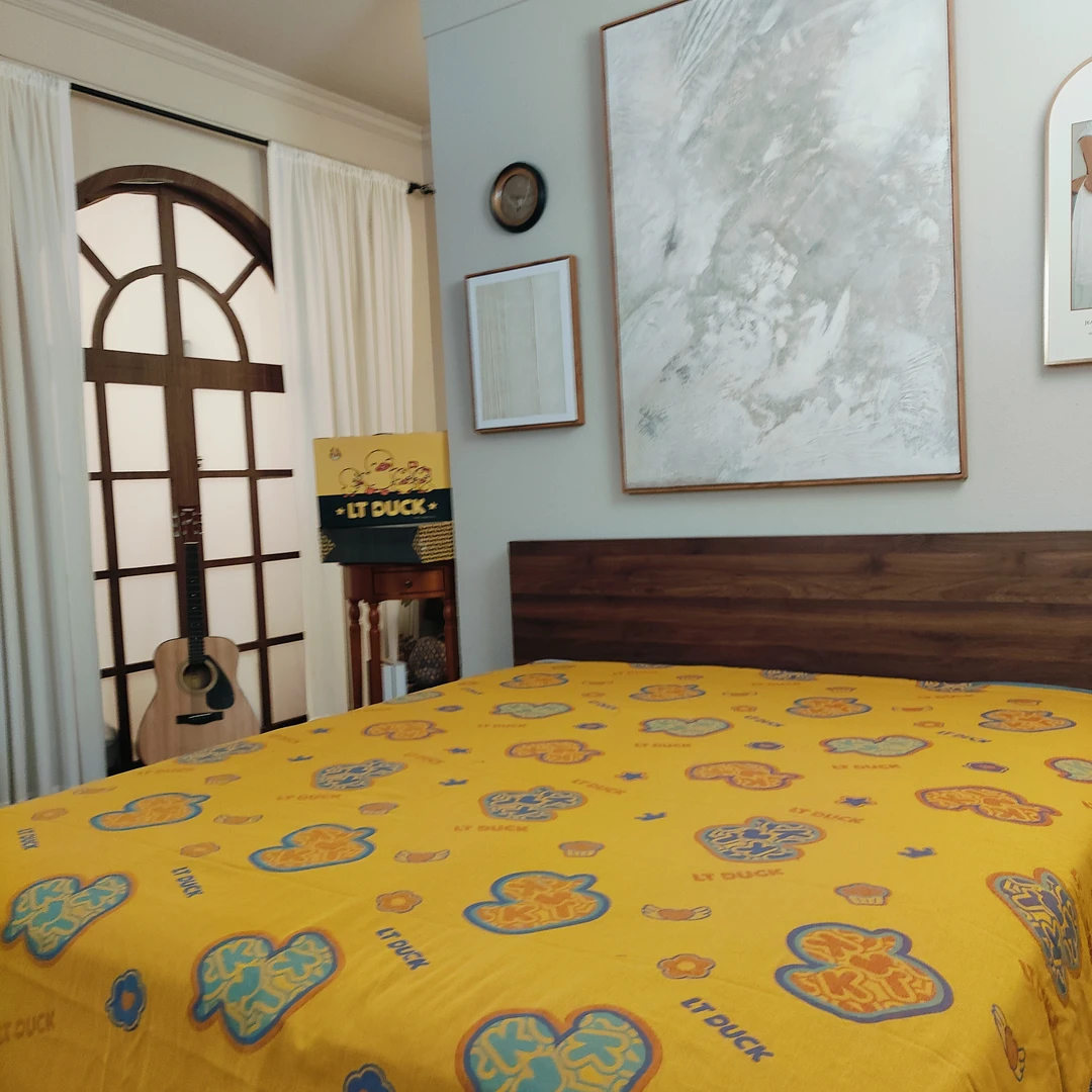 【经典小黄鸭-布料】纯棉双层纱床单（240*250cm）