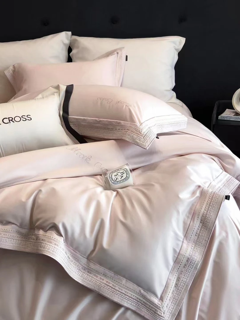 MC 玛洛驰 清雅自然刺绣黄金棉系列四件套 微风情书