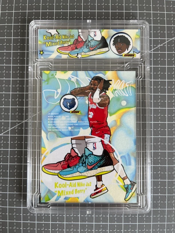 自制手绘球星卡 评级系列 莫兰特 珍藏特卡