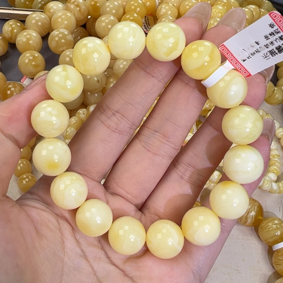 手链琥珀未镶嵌23白蜡