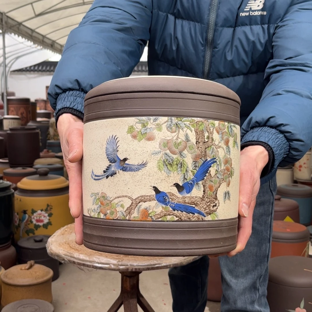 紫砂茶叶罐7 饼茶叶罐