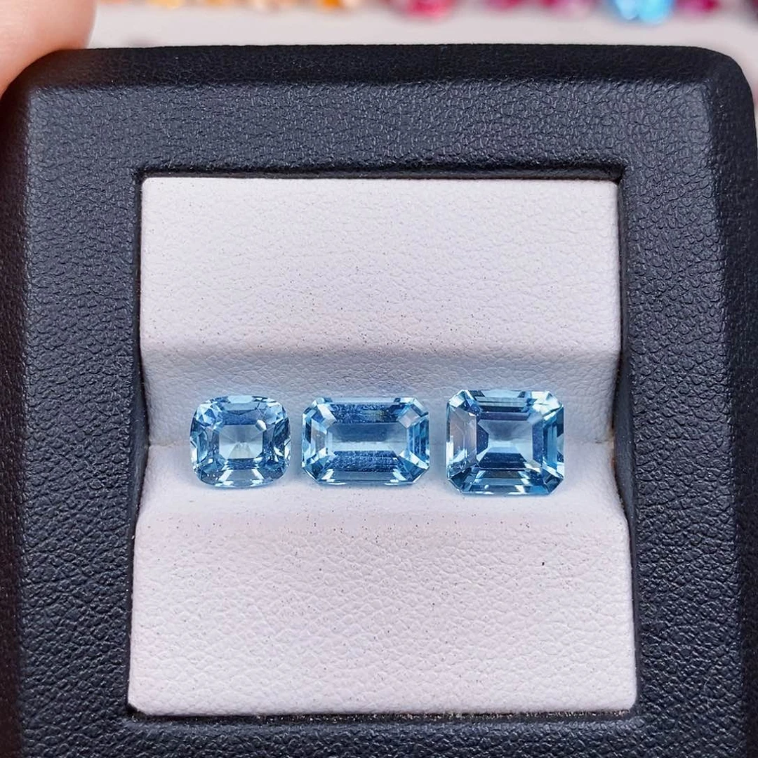 海蓝宝石裸石未镶嵌5.37ct