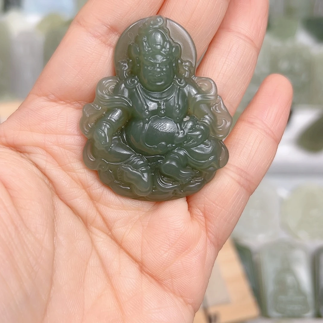 颈饰未镶嵌和田玉浅***、