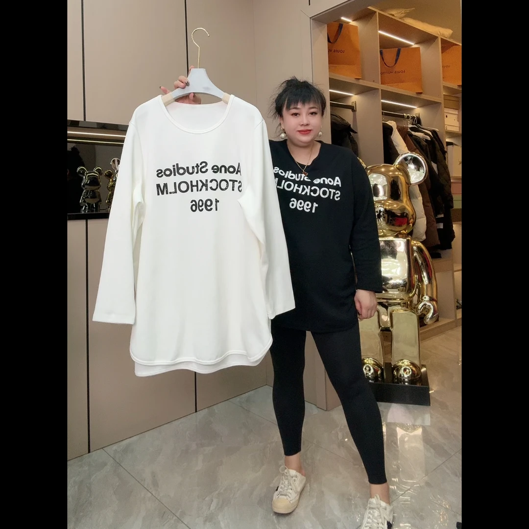 411.欧洲站短袖T恤衫3021款衣长约79