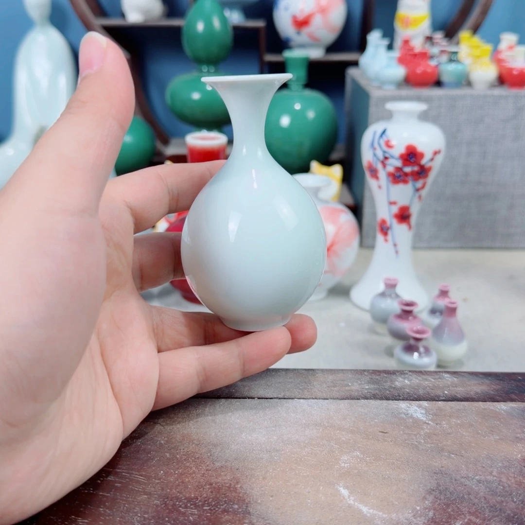 陶瓷手工小花器摆件