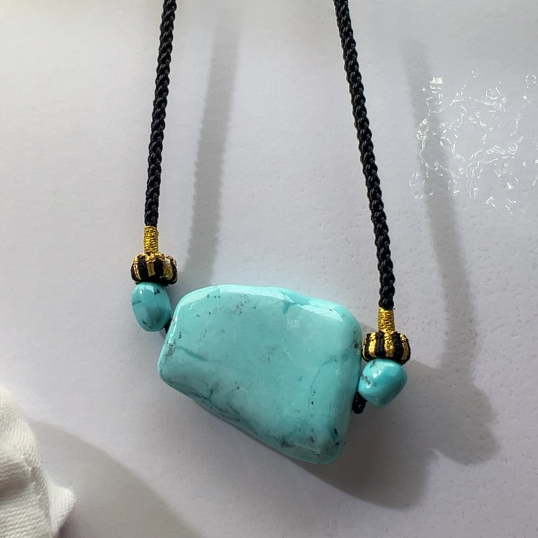 绿松石未镶嵌挂件