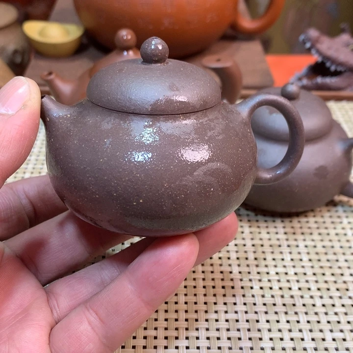 紫砂茶壶简*宜兴原矿紫砂壶