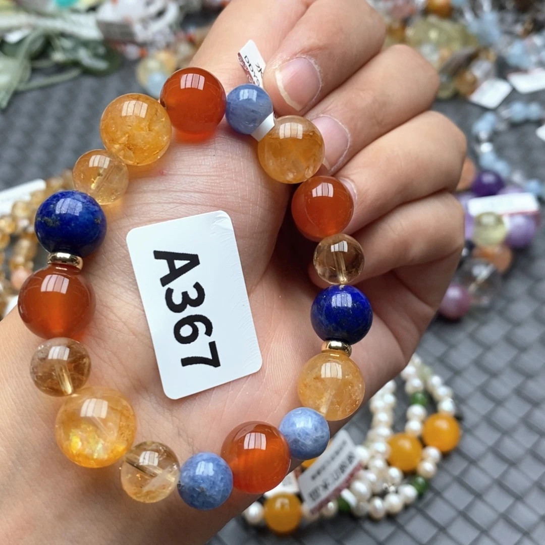 未镶嵌手链水晶多样性