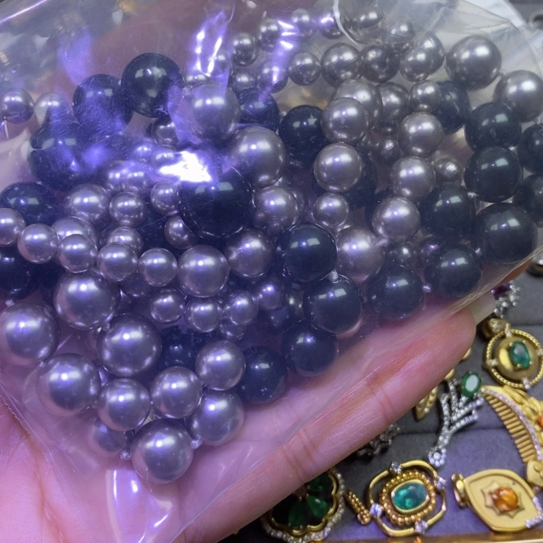 淡水珍珠手串银S925镶嵌锦****张