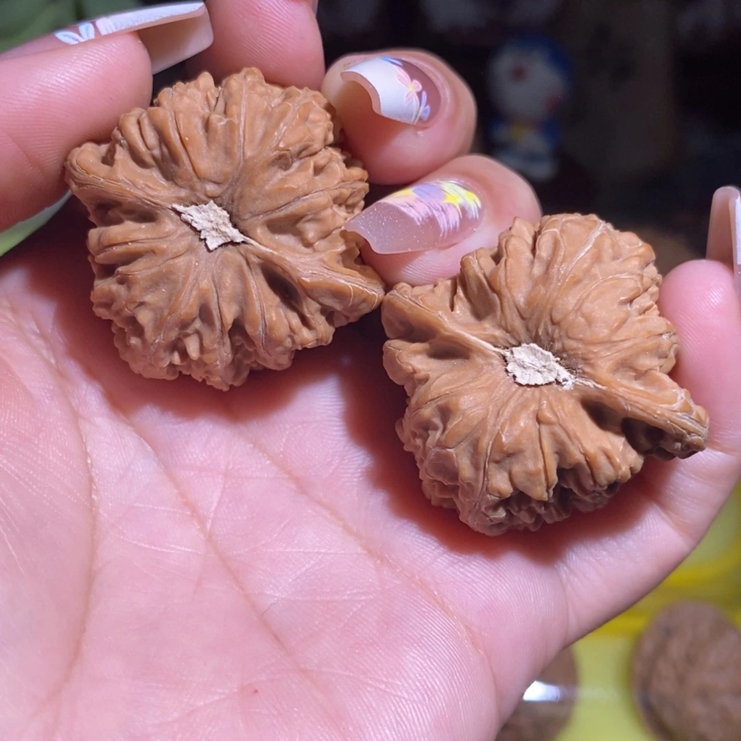 果***水把件文玩核桃密纹36
