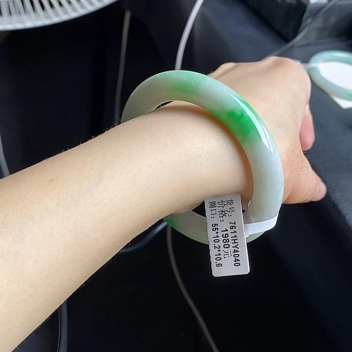 未镶嵌手镯翡翠55圆条