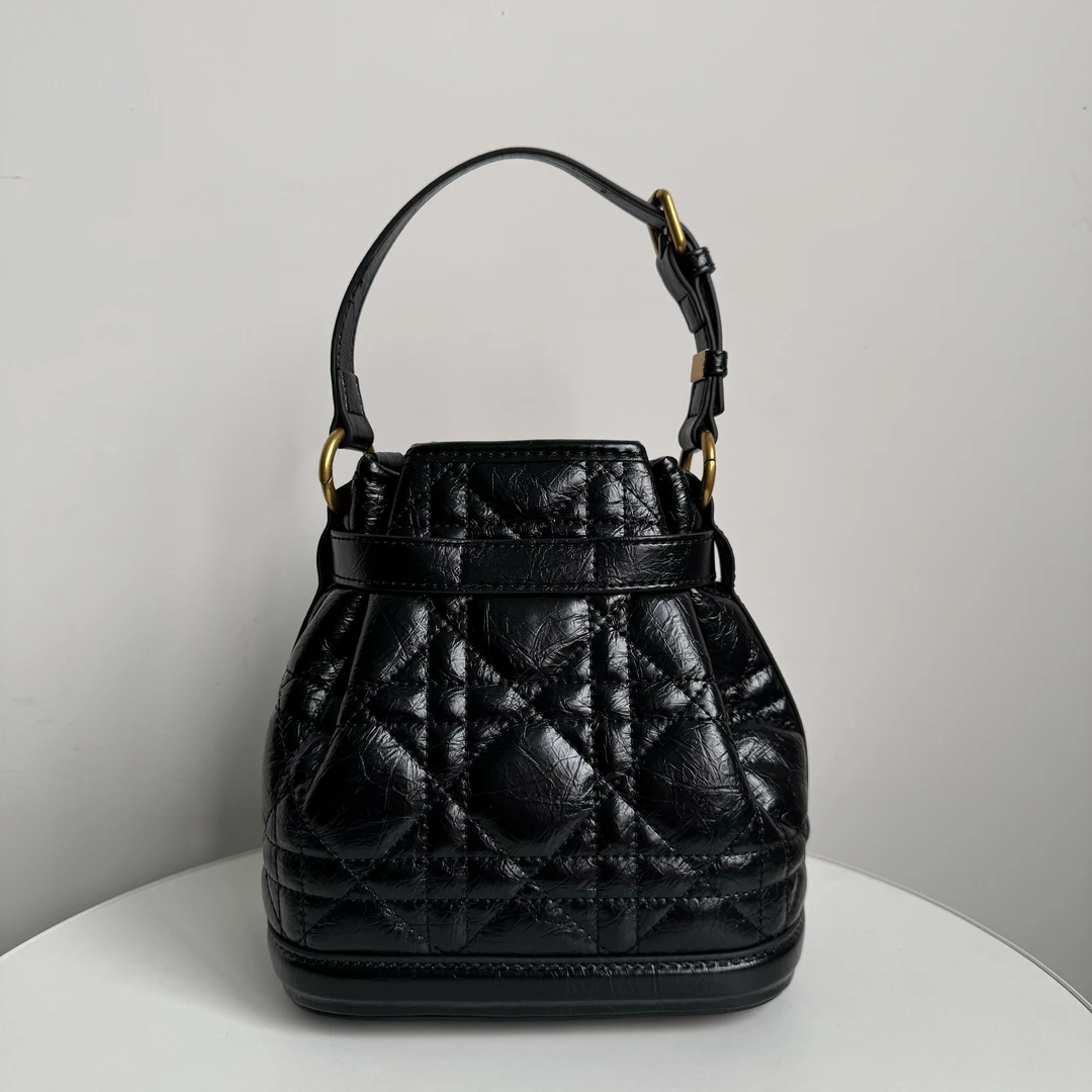 A182乘风· 探索全球奢品名包 【黑金色-水桶包】