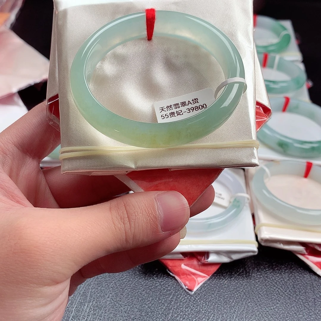 翡翠未镶嵌手镯缅甸翡翠天然手镯