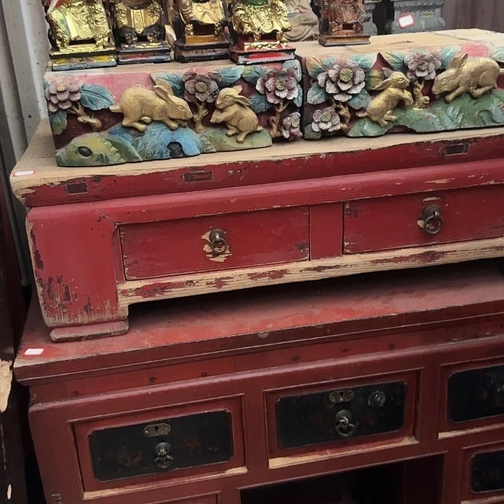 晶***透香榧木木雕工艺一对底