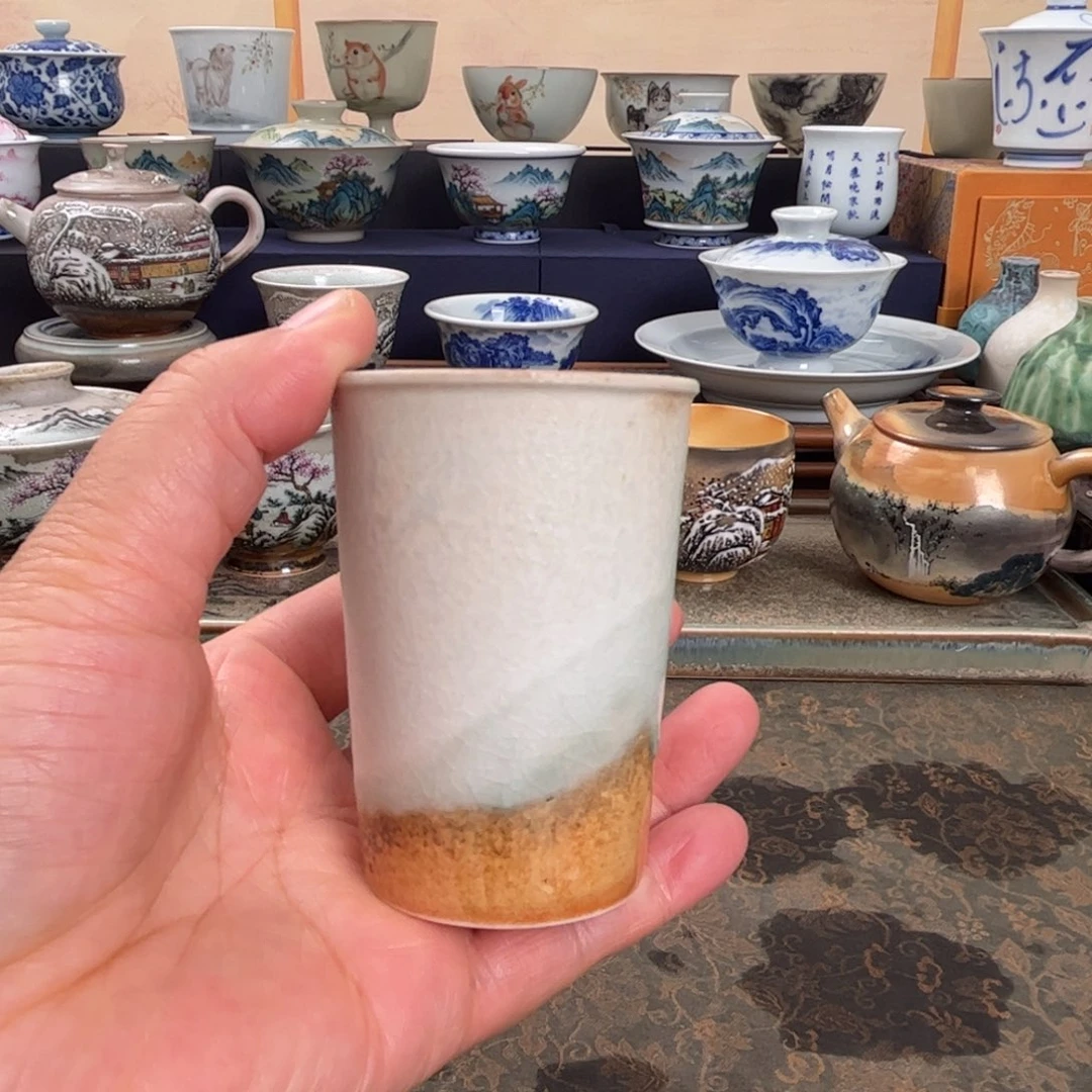 瓷摆件我们观山观水观自在