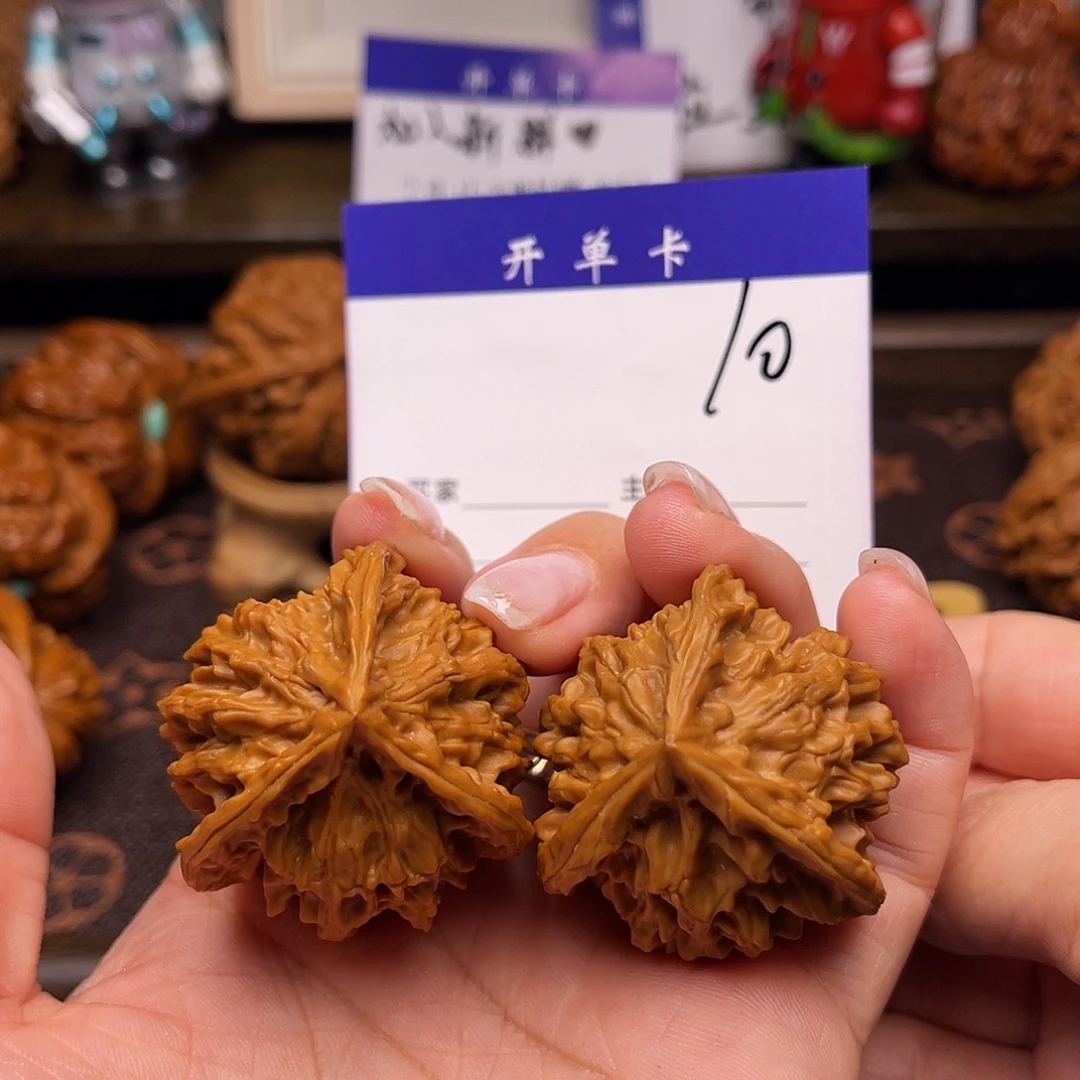 吊坠桃核盘山三棱39