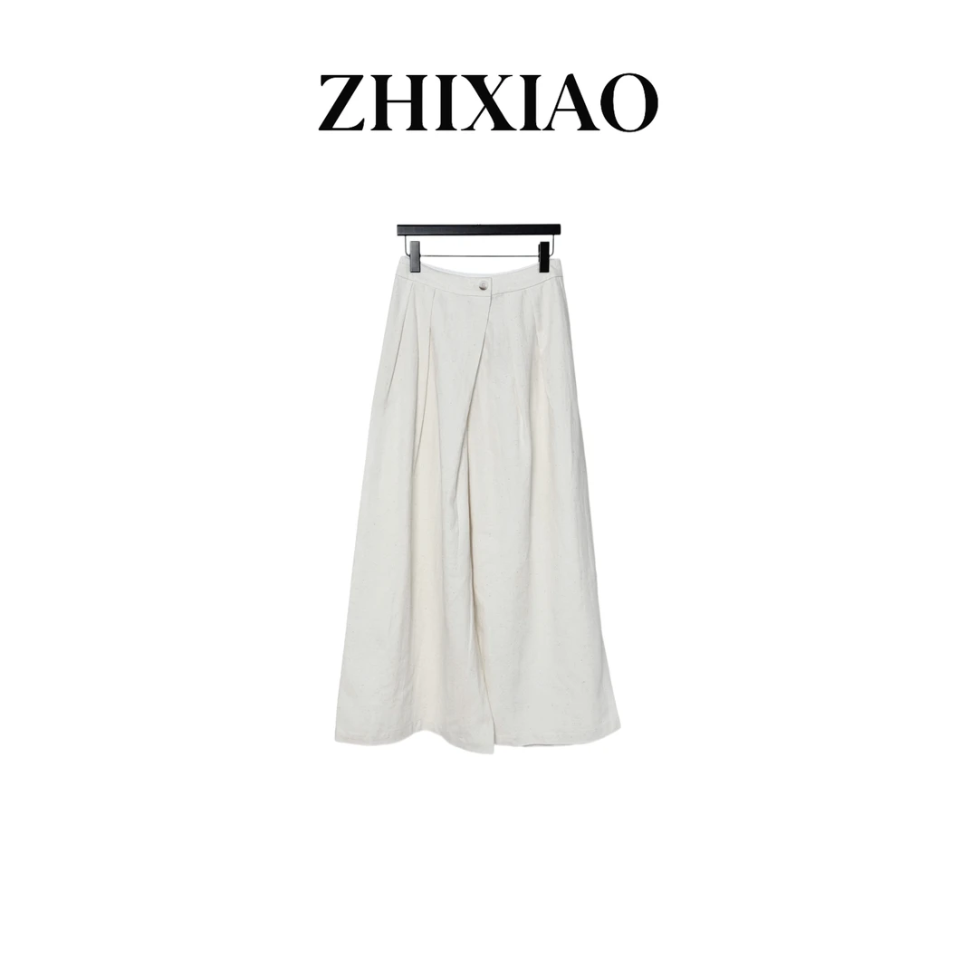 【ZHIXIAO】夏季新款：极简阔腿裤73766