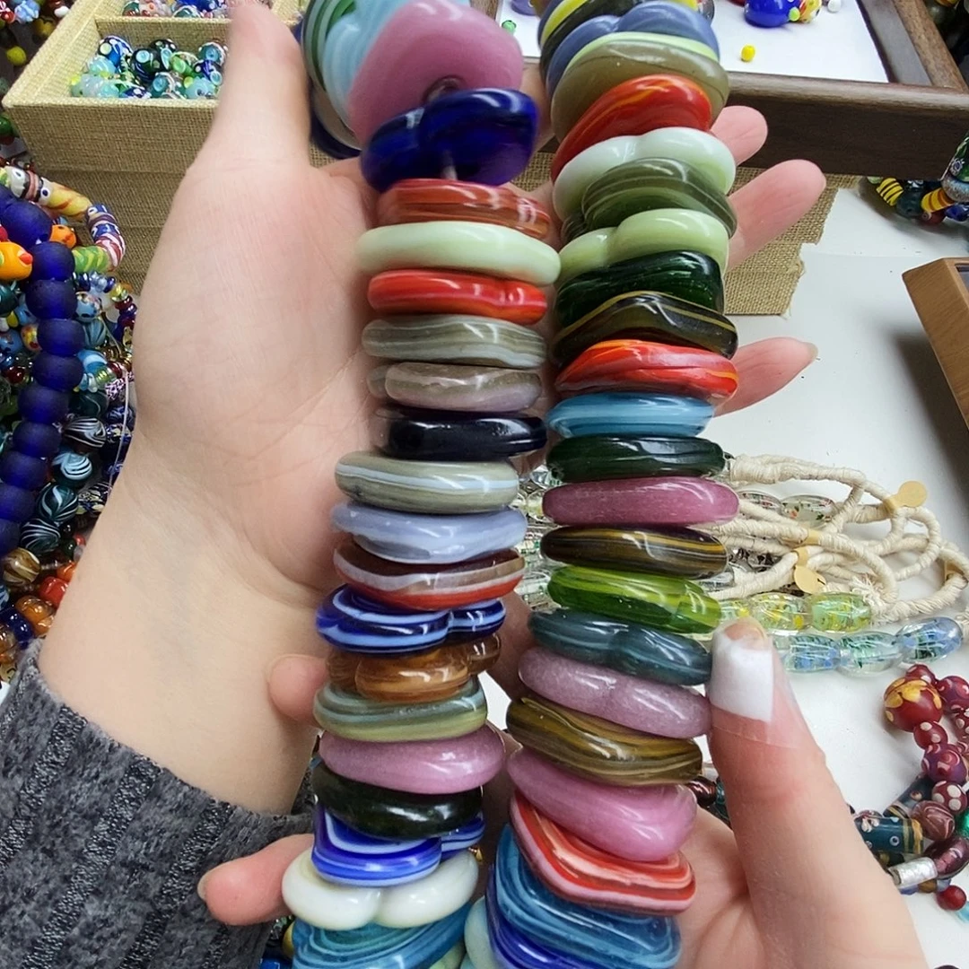 颈饰琉璃尼泊尔卡4.0的爱心098