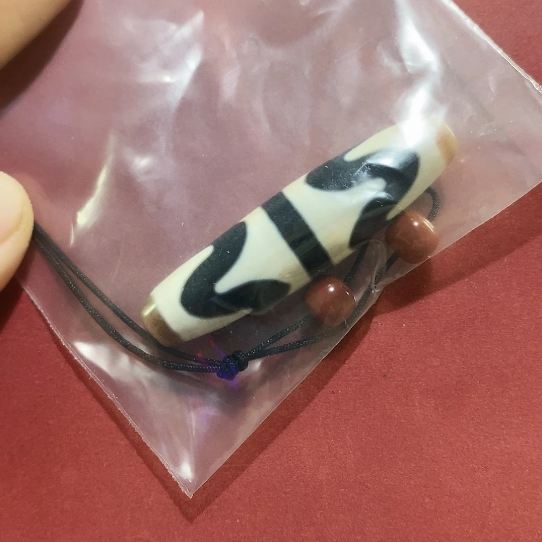 孤***生玛瑙/玉髓未镶嵌颈饰行运臻品顶料双牙