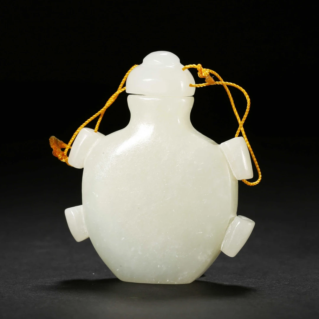 清代/白玉鼻烟壶/JWYS25052238/收藏/【济文阁】