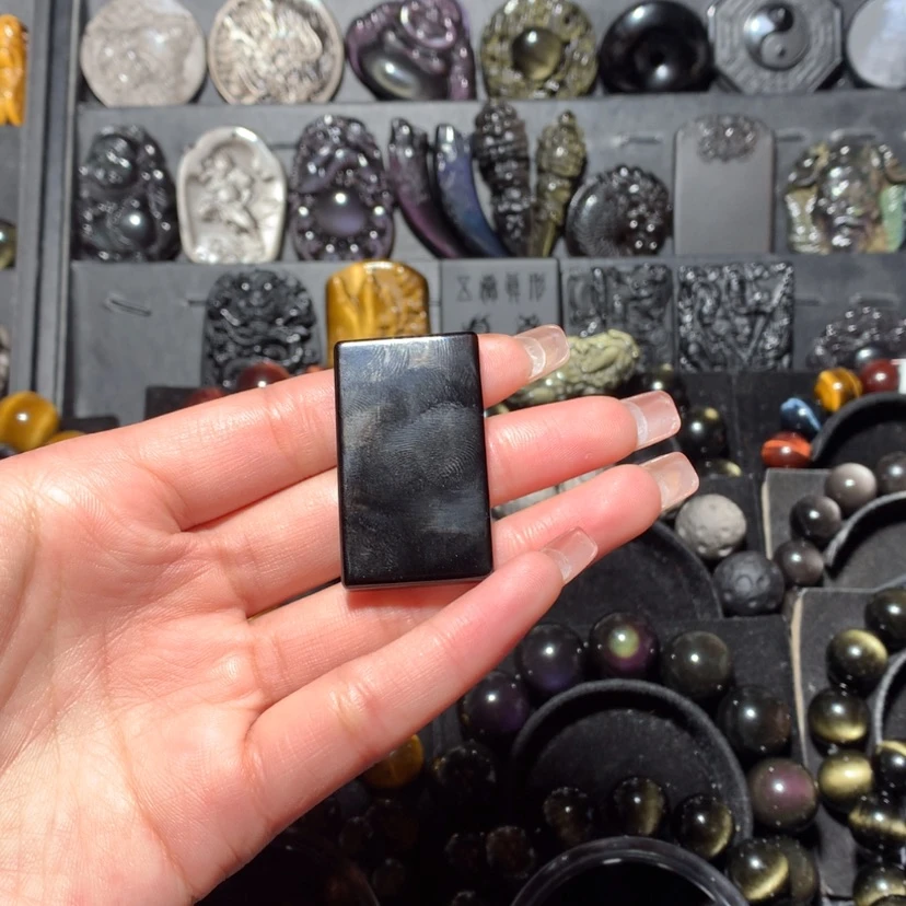 【闪购商品】黑曜岩颈饰未镶嵌行*行