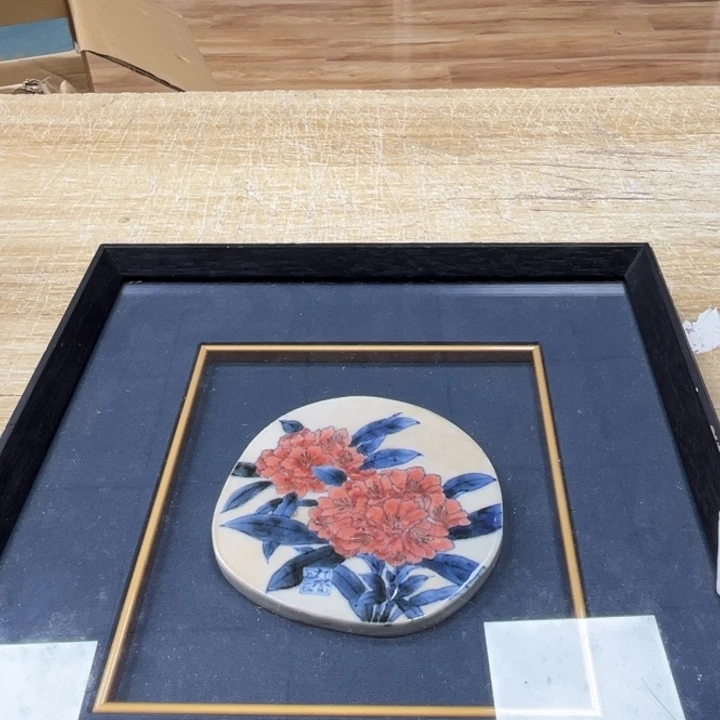 瓷片呀工艺品摆件瓷器摆件正能量