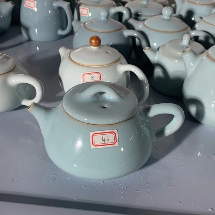 微瑕汝瓷茶餐盘啦啦啦啦