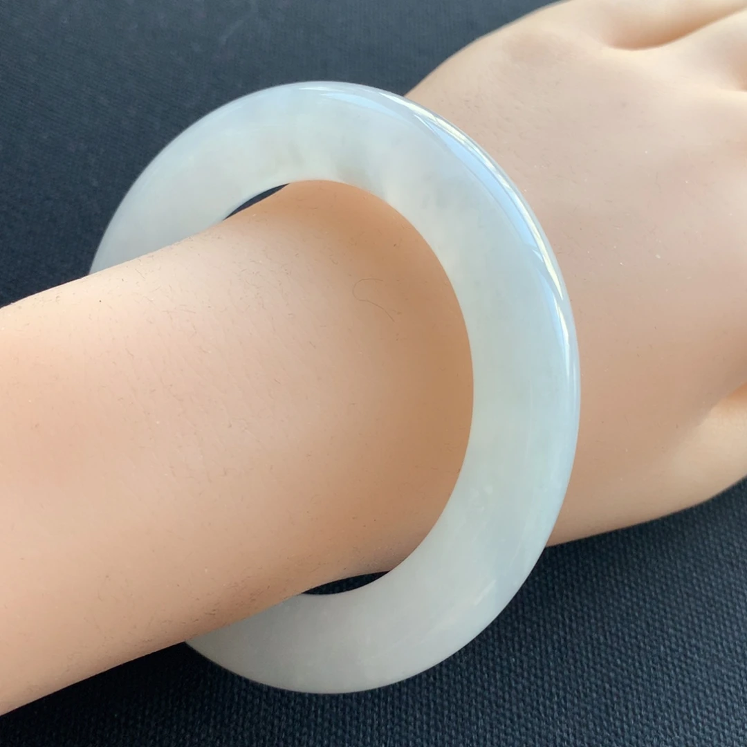 翡翠未镶嵌手镯19号