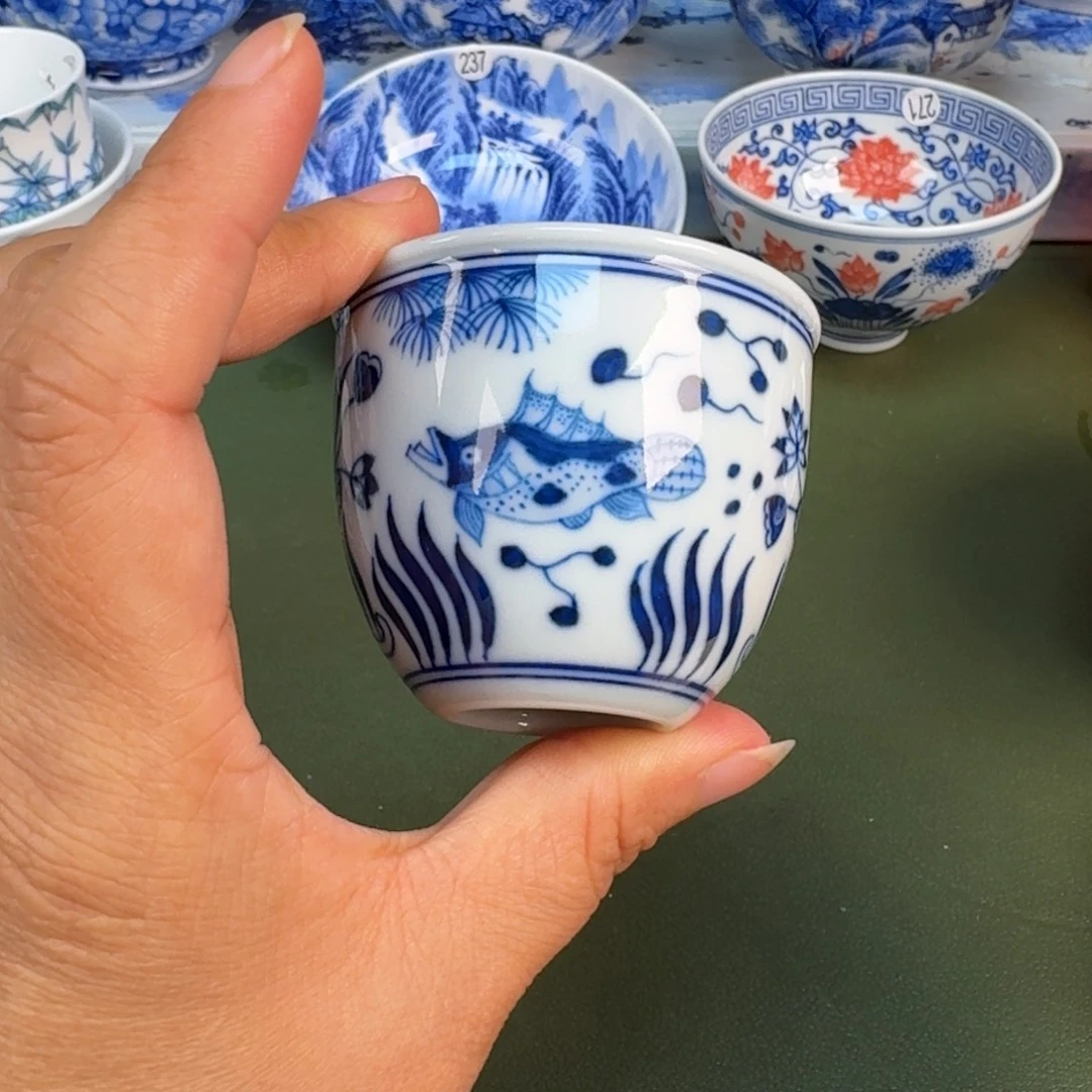 景德镇纯手绘茶具圆圆203