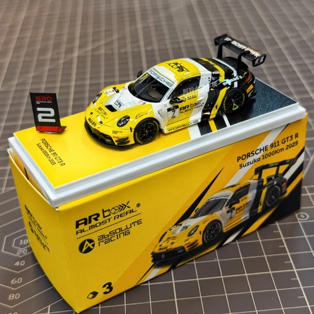 【阿玲】AR box 1/64保时捷911 GT3 R 2025年铃鹿1000公里耐力赛车