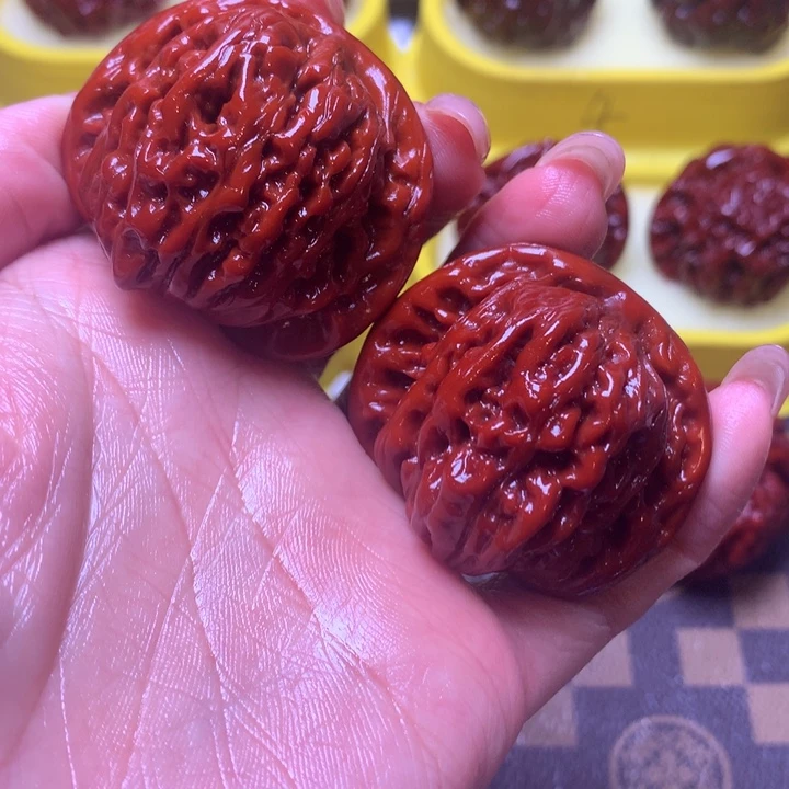 文玩核桃把件旅**木四座楼44