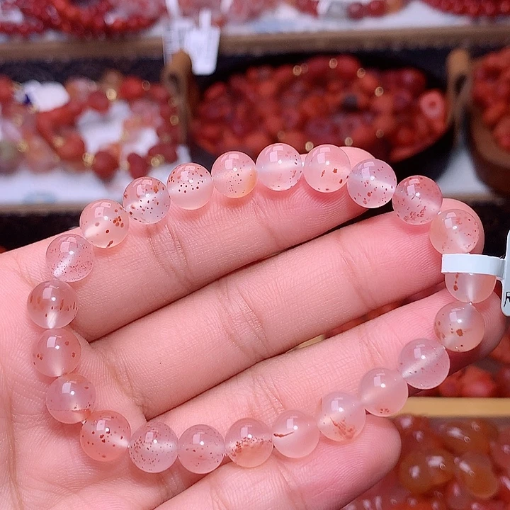 南红玛瑙未镶嵌南红满天星手串