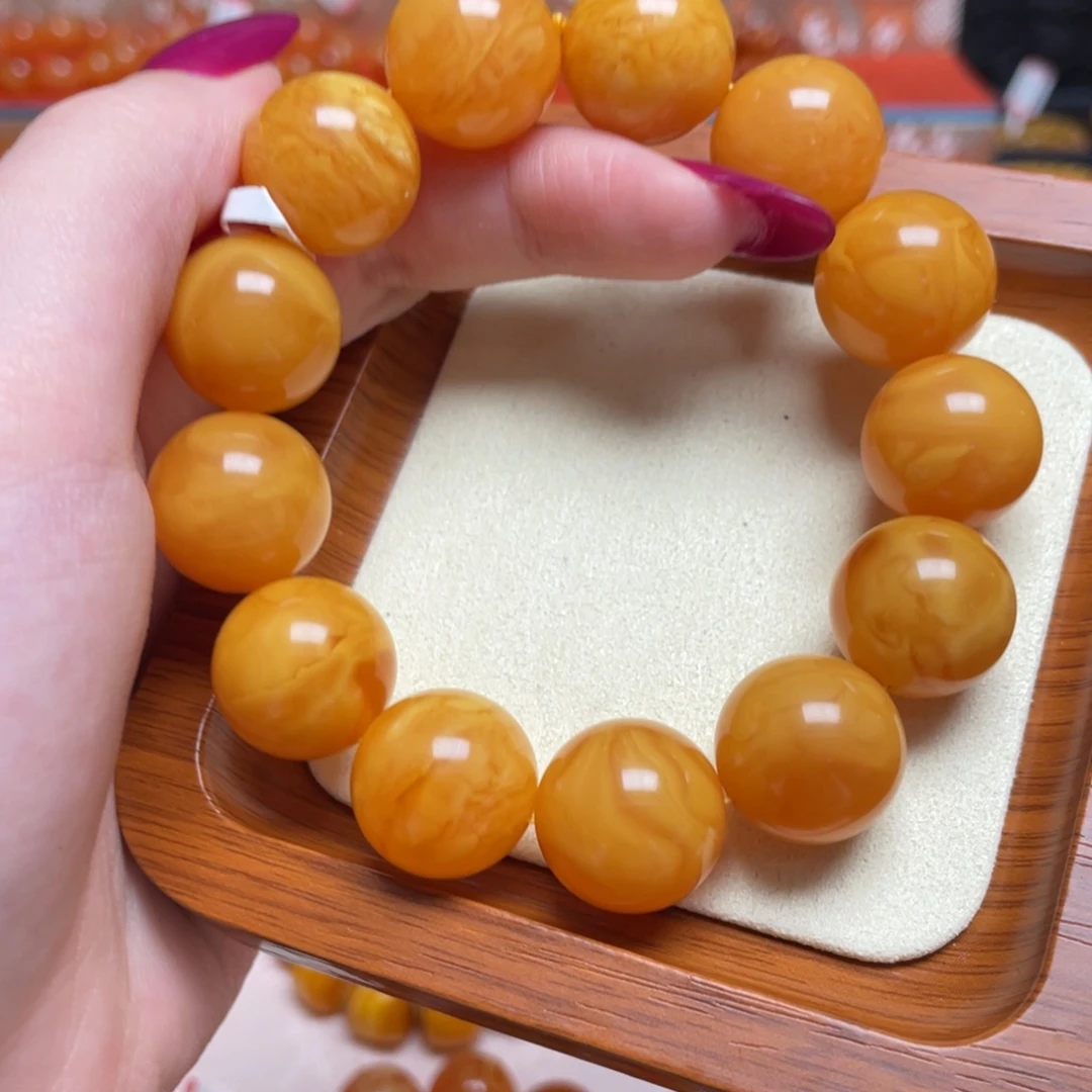 手链蜜蜡未镶嵌手串