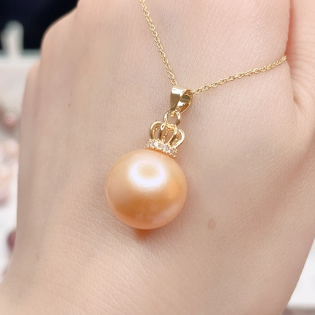 淡水珍珠吊坠(赠链)合金