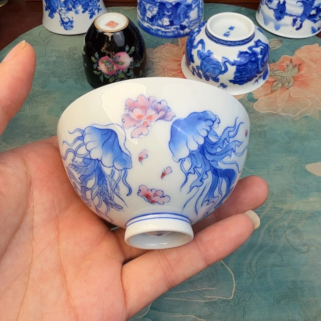 千***然陶现代景德镇全手工全手绘陶瓷