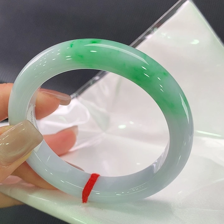 未镶嵌手镯翡翠正圈55