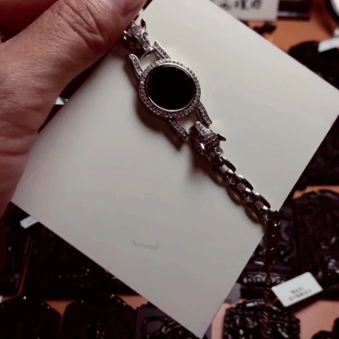 翡翠未镶嵌颈饰天然缅甸a货钢琴黑挂件